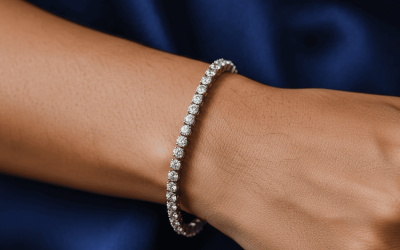 Pulsera tipo tenis: brillo continuo que siempre favorece
