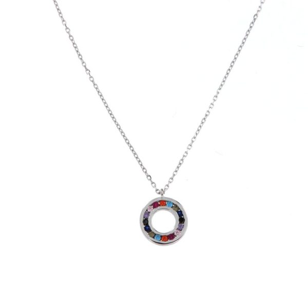 COLGANTE PLATA MULTICOLOR ORÁN