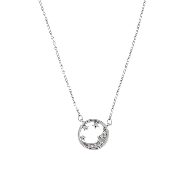 COLLAR PLATA LUNA SIENA