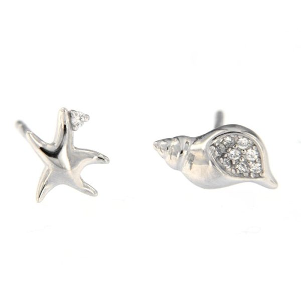 PENDIENTES PLATA MAREA