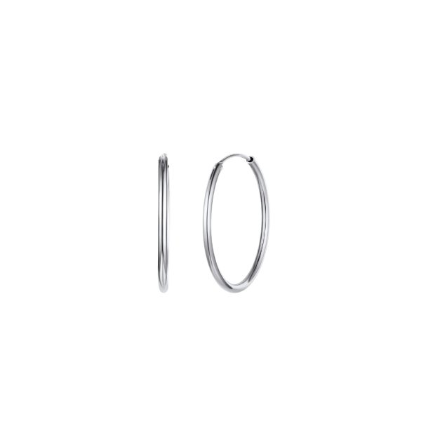 PENDIENTES PLATA ARO VELARIS 12MM