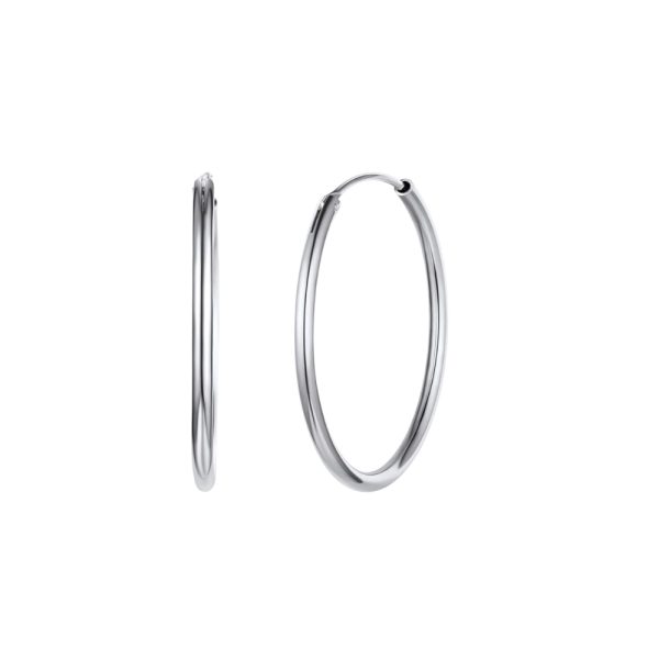 PENDIENTES PLATA ARO VELARIS 16MM