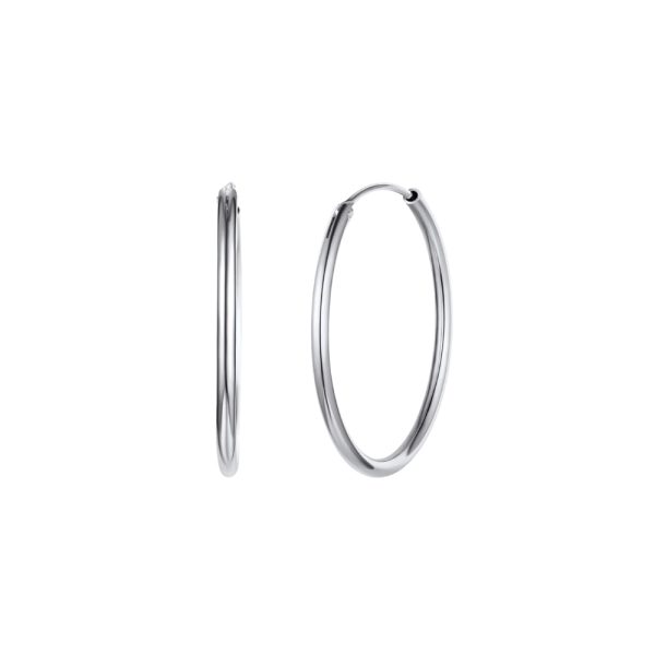 PENDIENTES PLATA ARO VELARIS 14MM