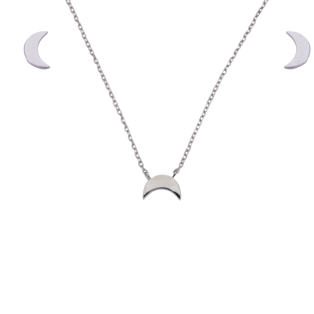 COLLAR Y PENDIENTES PLATA NOEMI