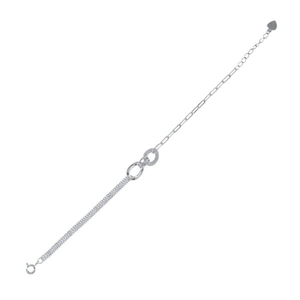 PULSERA PLATA STELA