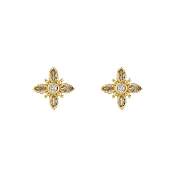 PENDIENTES PLATA INDIA - DORADO