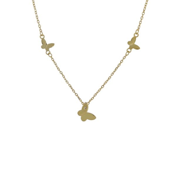 COLLAR PLATA ISAURA - DORADO