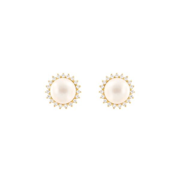 PENDIENTES PLATA WANDA - DORADO